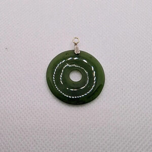 ✨ Vibrant Green Nephrite Jade Pendant ✨